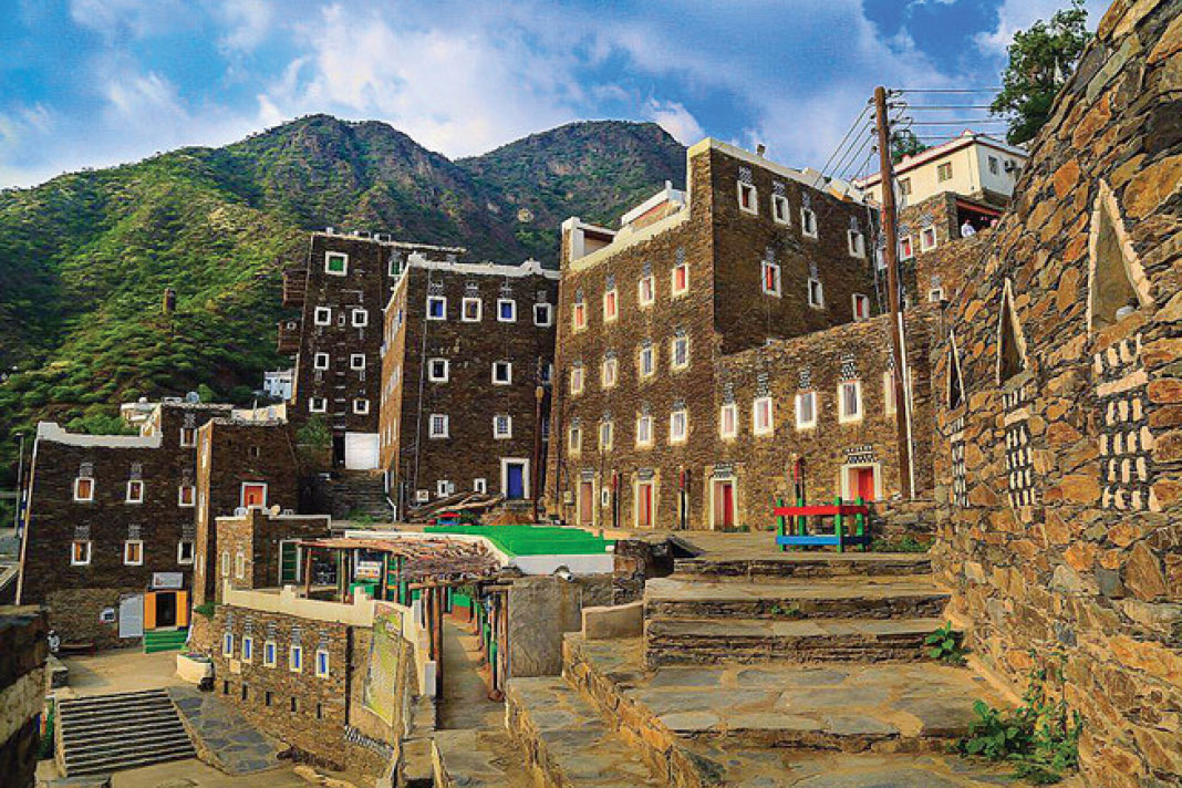 Rijal Almaa heritage village Asir Mountains