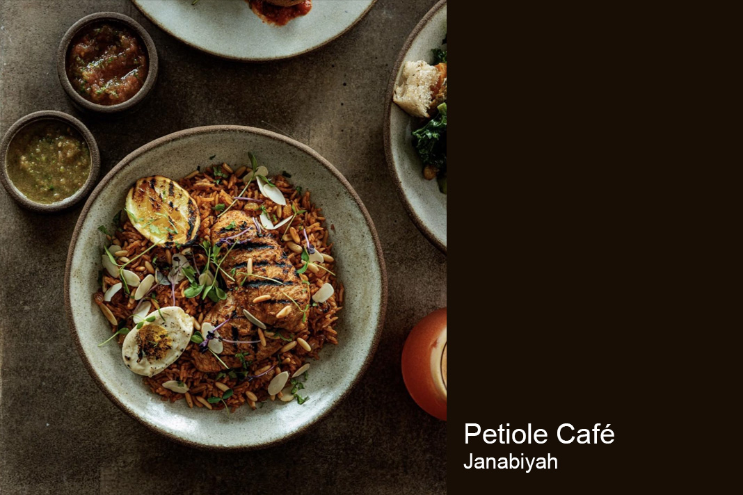 Petiole Café Bahrain plant-based fine dining
