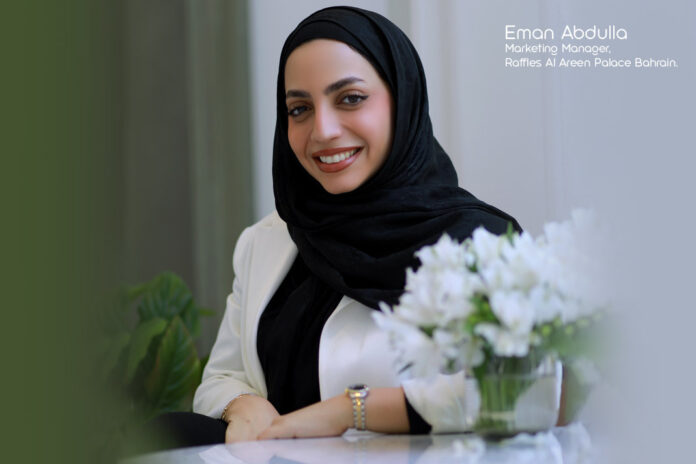 Ms. Eman Abdulla at Raffles Al Areen Palace Bahrain