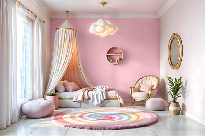 Pink October campaign display by Asian Paints Berger in Bahrain