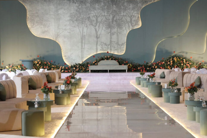 Grand Ambassador Ballroom wedding set-up at The Diplomat