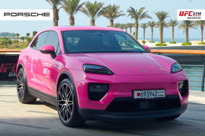 Porsche x UFC Gym United in Pink activation in Manama