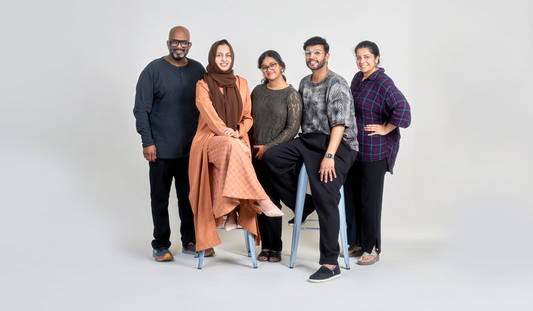 Creative team for WOTYA Cover shoot 2025
