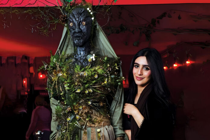 Ms. Al Abbasi, Bahraini artist working across architecture and visual art
